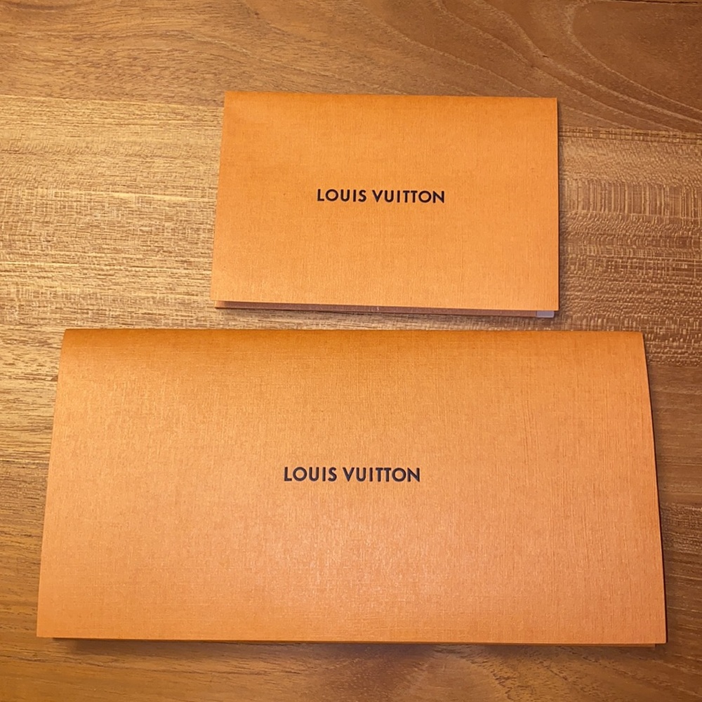 Louis Vuitton receipt envelope